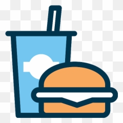 Soda And Burger Icon Transparent Png - StickPNG System Services