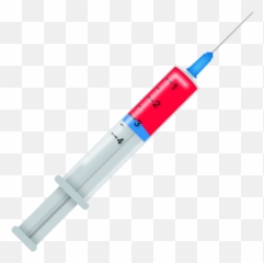 Syringe Clipart Blood - Vaccine Transparent png