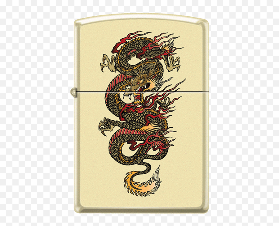 Zippo Chinese Dragon - Zippo Lighter Japanese Dragon Art Png,Chinese Dragon Icon