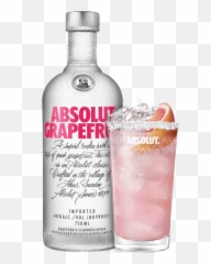 Download Hd Absolut Offer - Grapefruit Vodka And Tonic png