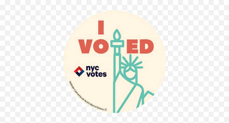 I Voted Sticker Finalists New York City Campaign Finance Png Subway Icon