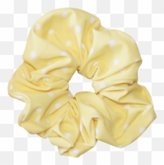 Scrunchie Png Yellow Pastel Aesthetic - Flower,Scrunchie Png