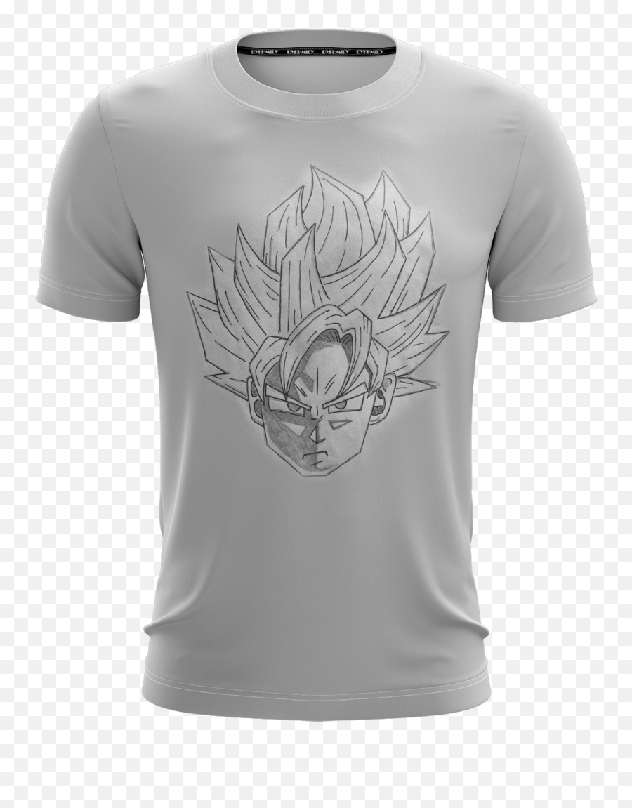 Dragon Ball Super Goku Blue Saiyan Doodle Fan Art T - Shirt Png,Ultra Instinct Aura Png