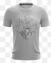Dragon Ball Super Goku Blue Saiyan Doodle Fan Art T - Shirt Png,Ultra Instinct Aura Png