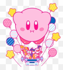 Download Hd Mirai E Jump - Lawson Kirby Transparent Png Dream Land,Kirby Png