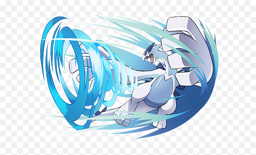 Official Artwork For Special Level - 100 Wind Lugia Lugia Hurricane Png,Pokemon Ultra Sun And Moon Logo