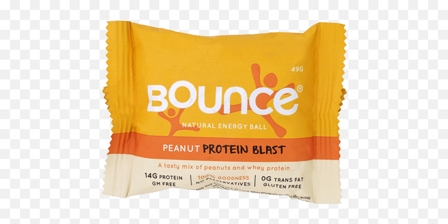 Bounce Peanut Protein Blast Natural Energy Ball 49g - Packaging And Labeling Png,Energy Blast Png