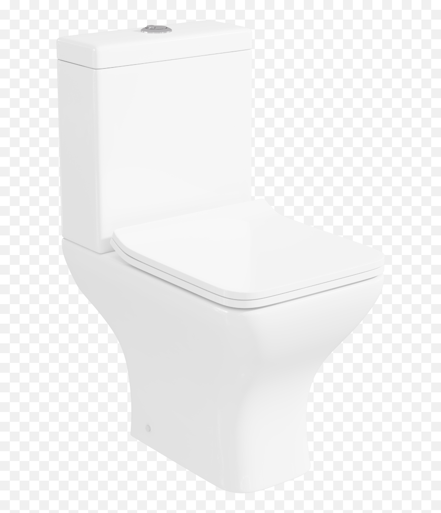 Close Coupled Short Projection Toilet With Soft Seat - Austin Range Stella Commode Bangladesh Price Png,Toilet Transparent
