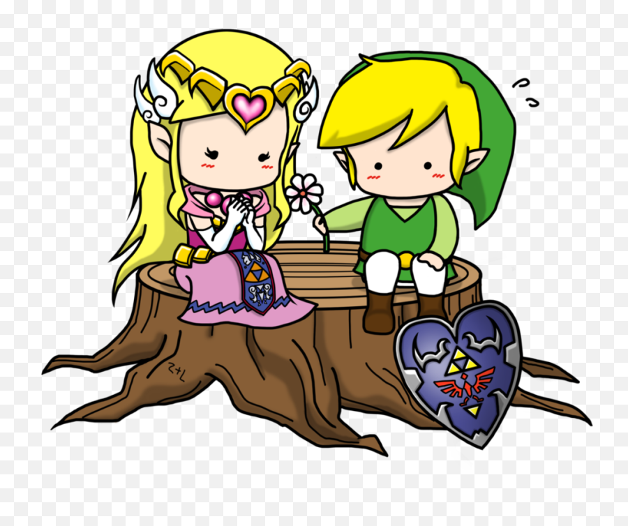 Download Link And Zelda Png - Link And Zelda Png,Zelda Png