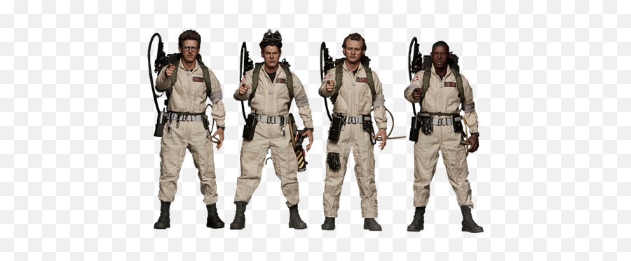 Ghostbusters 1984 Special Pack Sixth Scale Figu - Ghostbusters Characters 1984 Png,Ghostbusters Logo Transparent