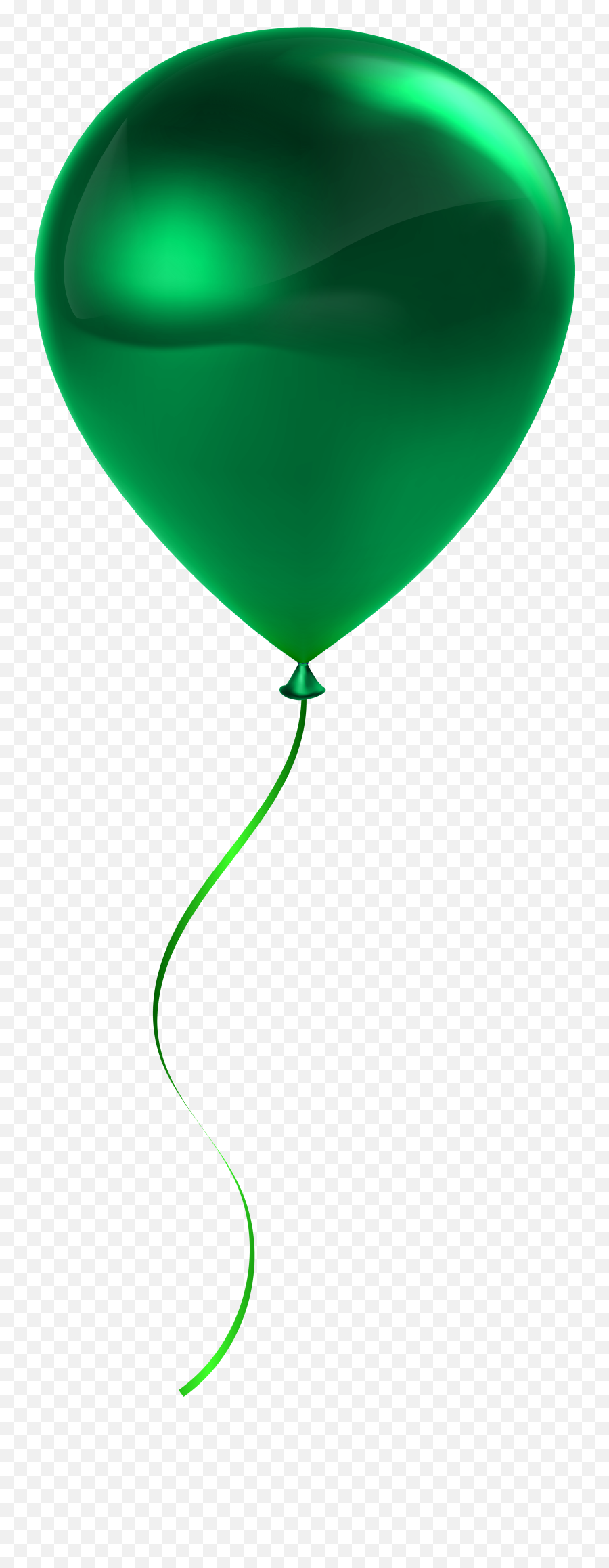 Balloons Clipart Transparent Background - Green Balloon In Png,Balloons Background Png