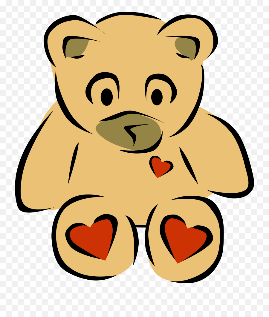 Teddy Bear Fluffy - Free Vector Graphic On Pixabay Non Living Things Clipart Png,Bear Transparent