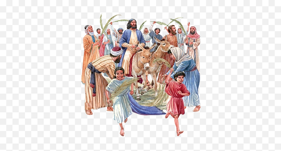 Download Free Png Palm Sunday U2013 Passion Of Our Lord St - Painting Palm Sunday Jesus,Passion Png