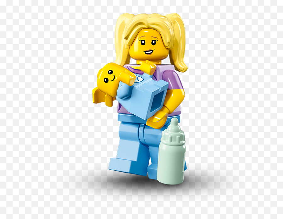Babysitter Lego Collectible Minifigures Clipart - Full Size Lego Minifigures Babysitter Png,Lego Characters Png