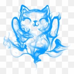 Freetoedit Cat Vape Smoke Cloud Blue - Smoke Png,Vape Cloud Png