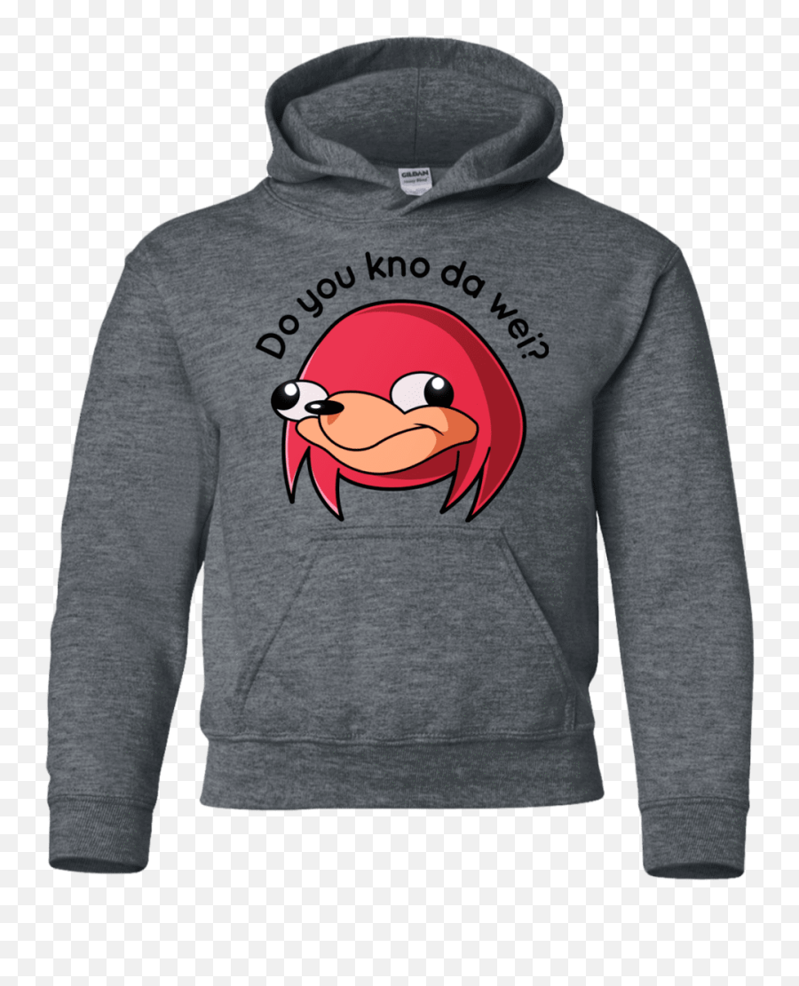 Ugandan Knuckles Youth Hoodie - Itsfunneh Hoodie Png,Ugandan Knuckles Transparent