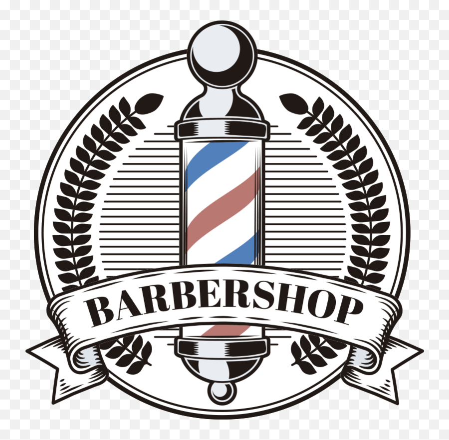 Old barber sign glass Black and White Stock Photos & Images - Alamy