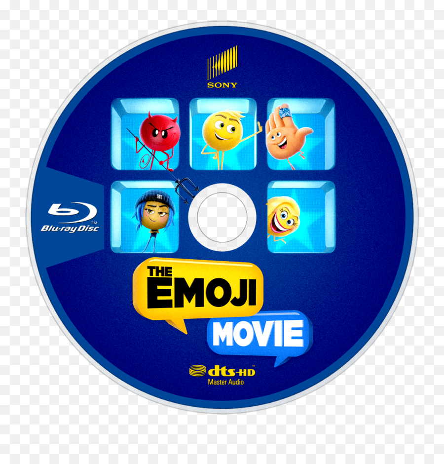 Download The Emoji Movie Bluray Disc Image - Emoji Movie The Emoji Movie Png,Book Emoji Png