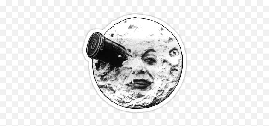 U00268220a Trip To The Moon French Le Voyage Dans La Lune - Le Voyage Dans La Lune Moon Face Png,The Moon Png