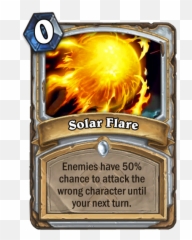 Solar Flare - Custom Hearthstone Card Surrender To Madness Priest png