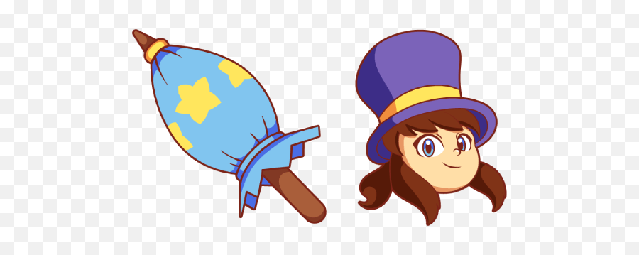 A Hat In Time Kid Cursor - Cartoon Png,Hat Kid Png