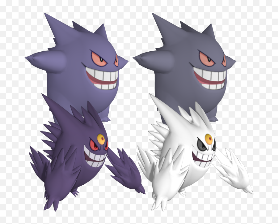 094 Gengar - Gengar 3d Model Png,Gengar Png