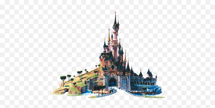 Download Hd Free Cinderella Castle Silhouette Png - Disneyland Paris,Castle Silhouette Png