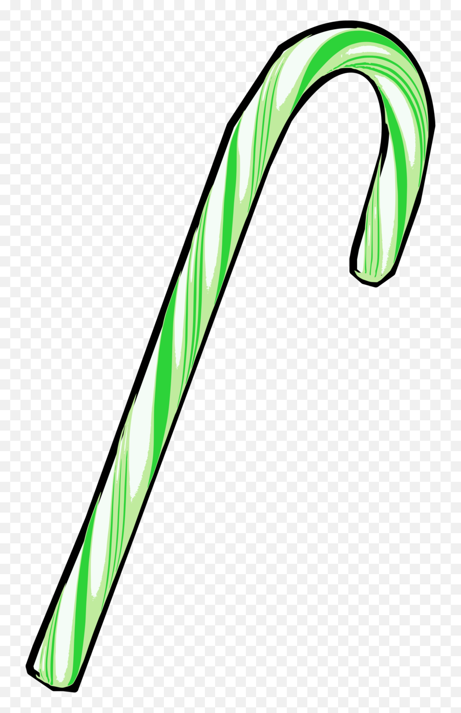 Medium Image - Green Candy Cane Clipart Png Download Clip Art,Candy Clipart Png