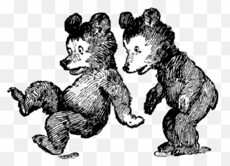 Startled Bears Png Svg Clip Art For - Vintage Bear Clip Art,Bears Png