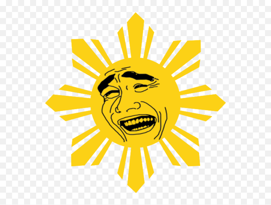 Download Philippines Yellow Clip Art - 3 Stars And A Sun Philippine Flag Sun Vector Png,3 Stars Png