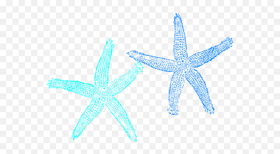 Blue Starfish Clipart - Blue Starfish Clip Art Png,Blue Starfish Logo