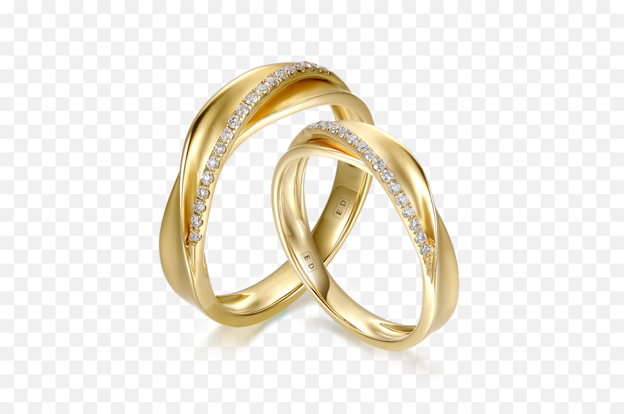 Wedding Ring Png Clipart Jewelry - Gold Marriage Wedding Rings,Engagement Ring Png