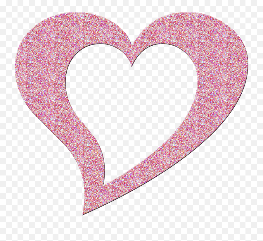 Glitter Heart Png - Portable Network Graphics,Heart Png Black