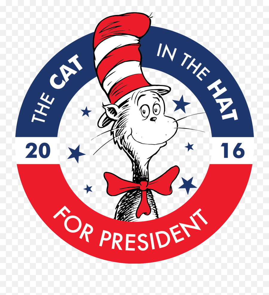 Cat In The Hat Png - Cat In The Hat For President,Cat In The Hat Transparent