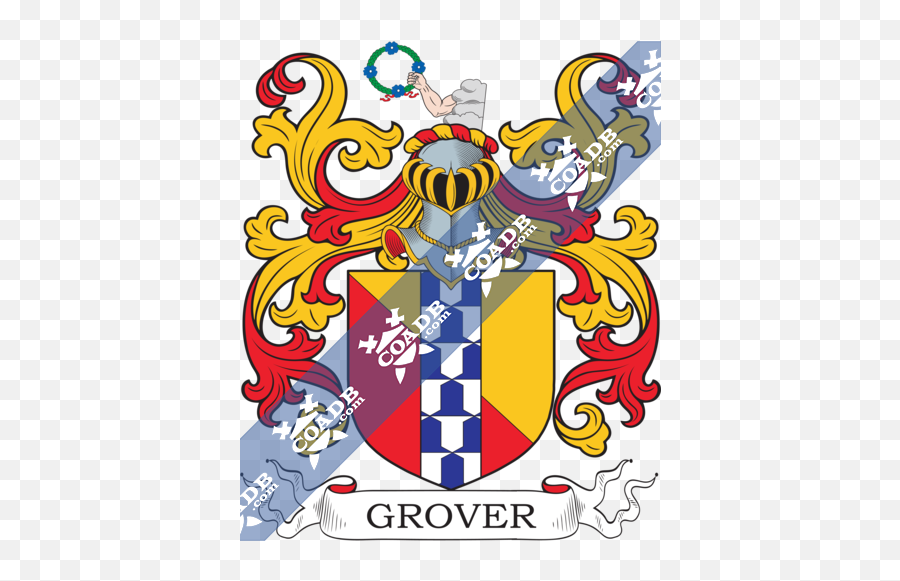 Grover Family Crest Coat Of Arms And - Milner Coat Of Arms Png,Grover Png