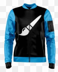Sublimated Bomber Jacket Design - Long Sleeve Png,Bomber Jacket Template Png