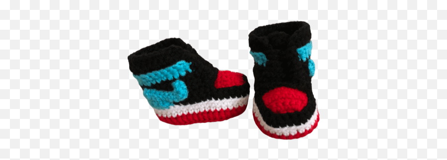 Baby Crochet J - 1 Retro Unc To Chi Baby Toddler Shoe Png,Baby Shoes Png