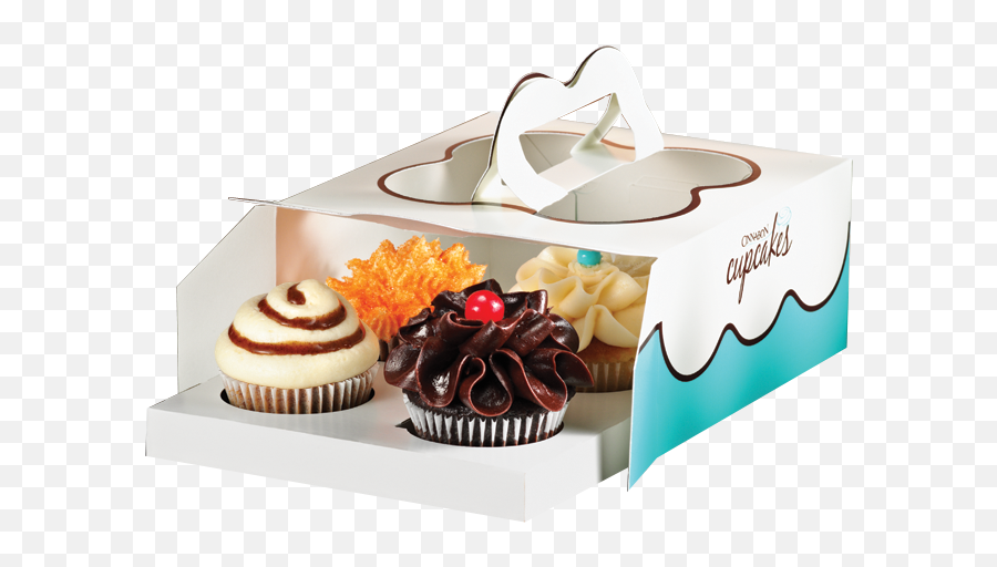 Cinnabon The Cupcake Addictu0027s Collection - Oven Cupcake Box Dieline Png,Box Transparent Background