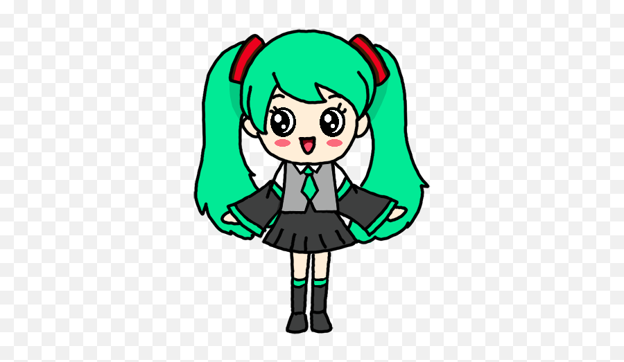 How To Draw Hatsune Miku - Step By Step Easy Drawing Guides Fictional Character Png,Hatsune Miku Logo