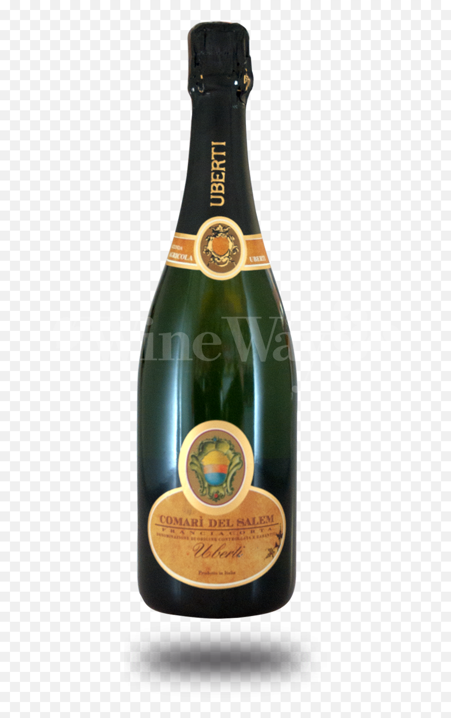 Ace Of Spades Bottle Png - Franciacorta Uberti Comari Del Glass Bottle,Champagne Bubbles Png