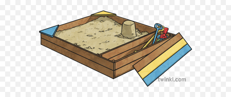Play Sand Pit Illustration - Twinkl Horizontal Png,Pit Png