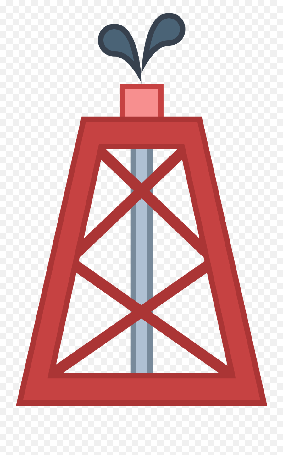 Oil Rig Icon - Vertical Png,Oil Rig Icon