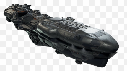 Terminus Null - Sci Fi Spaceship Transparent Background png