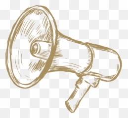 Megaphone - Sketch png