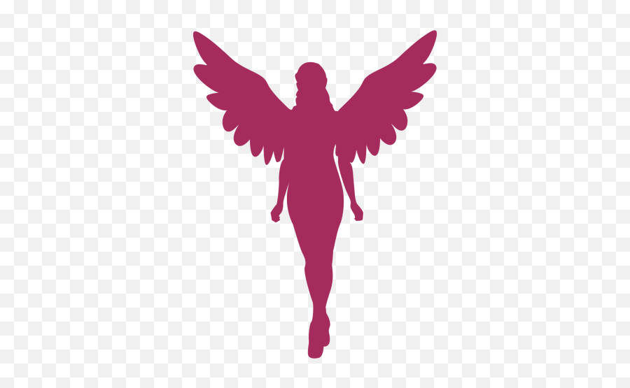 Transparent Png Svg Vector File - Standing Angel Silhouette,Celestial Icon Of Angels