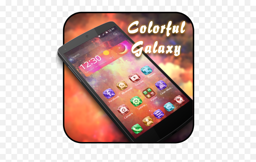 Galaxy Color Theme 1 - Camera Phone Png,Youtube Folder Icon