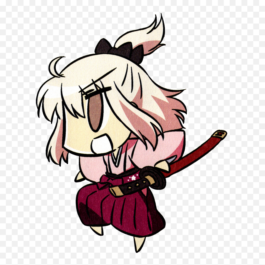 Edit - Okita Souji Transparent Chibi Png,Saber Fate Icon