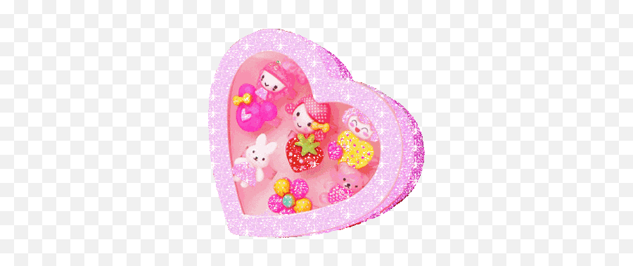 Transparent Heart Tumblr - Pink Sparkle Png Gif,Heart Transparents