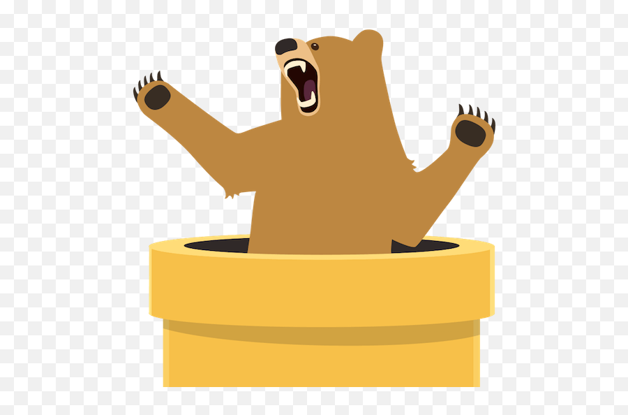 Tunnelbear Review - Tunnelbear Mascot Png,Tunnel Bear Icon - free ...