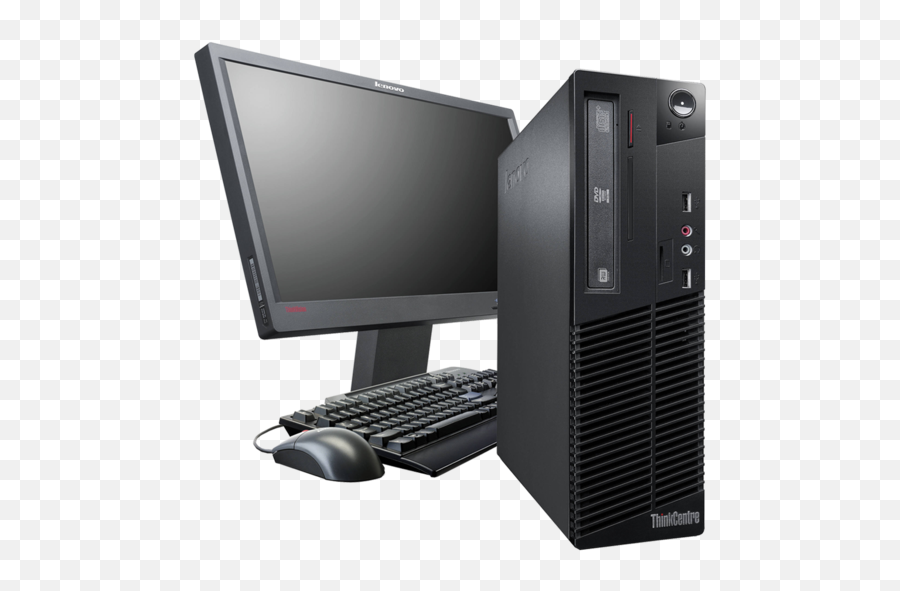 Desktop - Pc Lenovo Thinkcentre Core I3 Png,Dual Monitor Icon